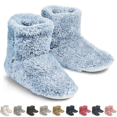 [Rilobi] [フットコーディネーターの推奨]モコモコスリッパ あったかスリッパ 北欧 冬用 ルームシューズ 冬 滑り止め 静音 スリッパ 冬 室内履き 防寒 洗える 男女兼用