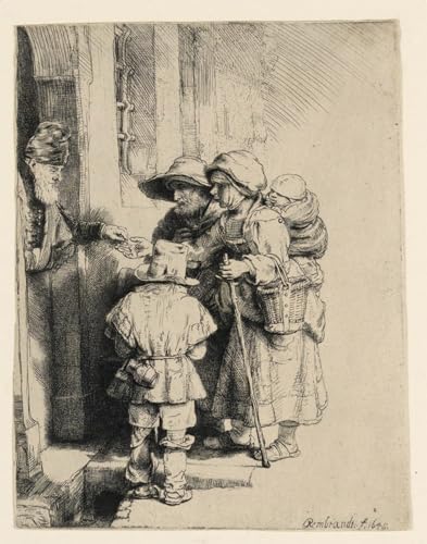 Tableaux peinture sur toile impression Rembrandt pour déco murale de salon