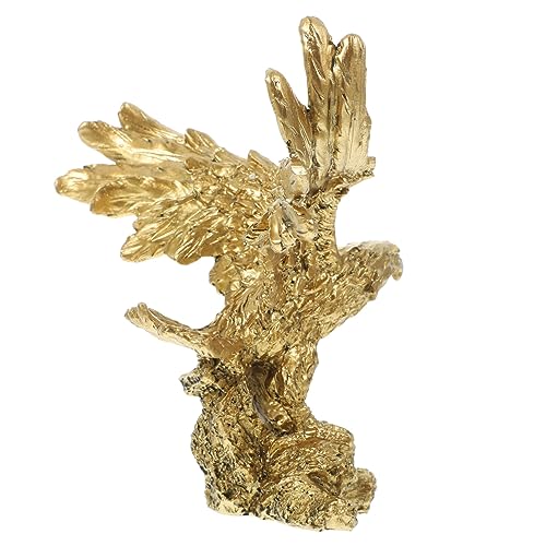 Gatuida 7137a Estatua De Águila De Decoración De Pared y Mesa para y Figura De Águila Realista para Interior y Exterior Adorno para Estantes y Mesas
