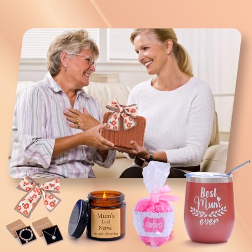RYANDYPE Birthday Gifts for Mum,Present Gifts for Mum from Daughter Son,Mum Birthday Basket Box Gifts Ideas Best Mum Ever Gifts - Image 6