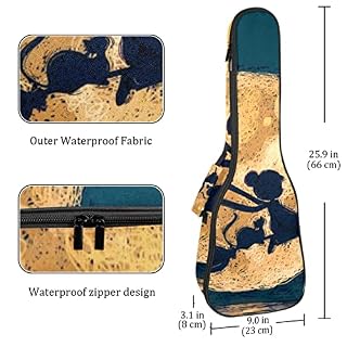 Sac Ukulélé Petite Sorcière Étui Pour Ukulélé 23 Pouces Pour Tenor Soprano Concert Étanche Housse Pour Ukulélé - Les Beatles, Paul McCartney, John Lennon, RIngo Starr, George Harrison Sac Ukulélé Petite Sorcière Étui Pour Ukulélé 23 Pouces Pour Tenor Soprano Concert Étanche Housse Pour Ukulélé – Image 4