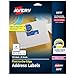 Avery White Laser Labels for Color Printing, 3/4" x 2-1/4", 750 per Pack (6870)