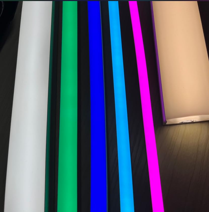 KD-TEC 24V 16.4ft Silicone LED Channel System Include LED Strip Light Waterproof Tube (White, 16mm*16mm Top Lighting)