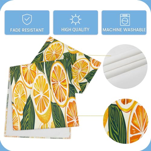 Chemin de table oranges et citrons 305 cm pour raviver une table terne