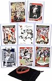 Cleveland Browns Cards: Joe Flacco, Jerome Ford, Cedric Tillman, Myles Garrett, David Njoku, Jerry Jeudy, Jamari Thrash, Denzel Ward ASSORTED Football Stars & GOATs Trading Card & Wristbands Gift Pack