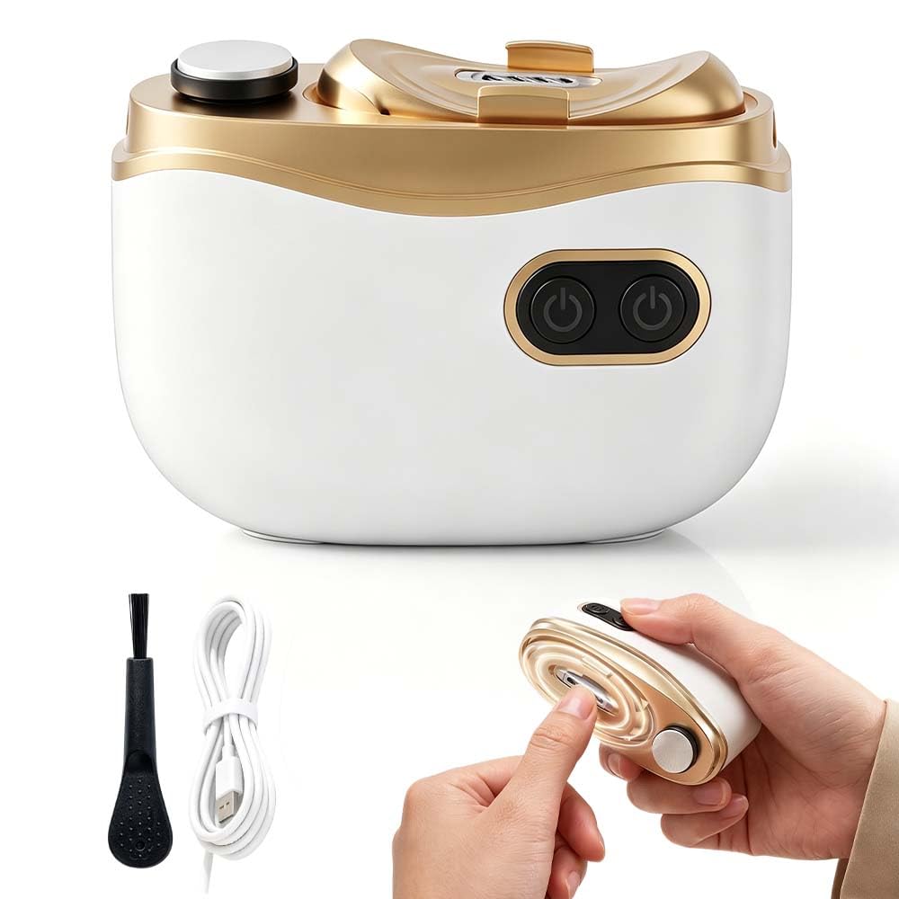 Electric Nail Clippers, 2-in-1 Smart Electric Nail Clipper & Polisher,White