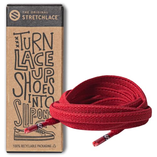 Image of THE ORIGINAL STRETCHLACE Flat Elastic Stretch Shoelaces for Sneakers