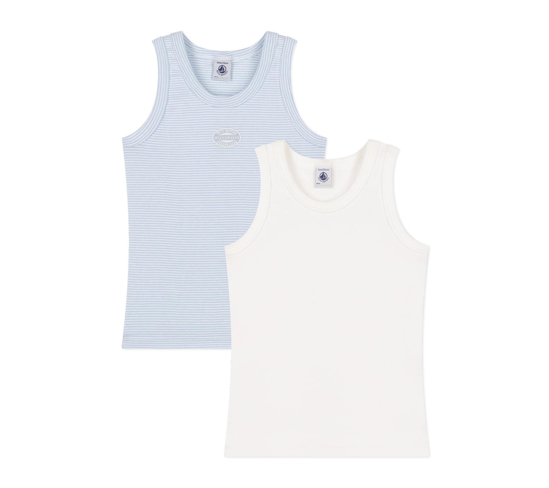 Petit Bateau Jungen Ärmellose Tanktops
