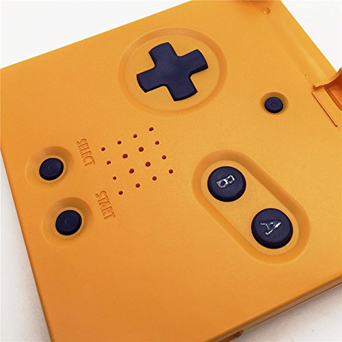Boîtier Gameboy Advance SP Orange coque de remplacement GBA SP EXSEK - 4