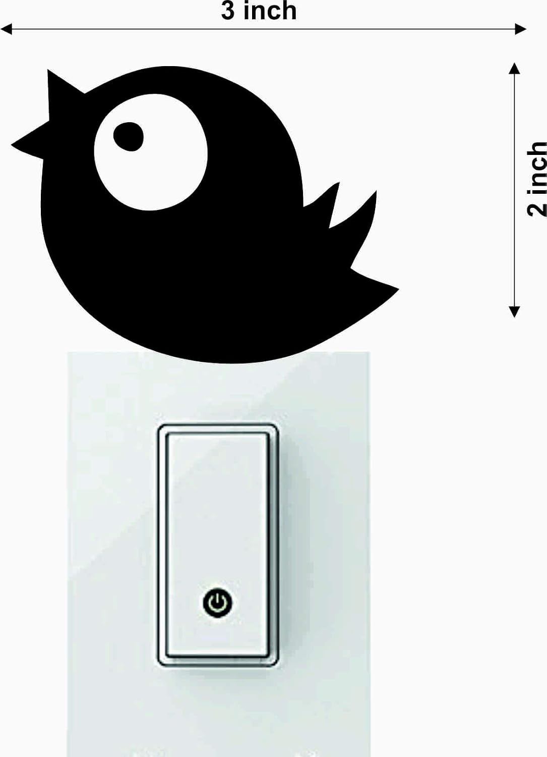 Beautiful Birds Switch Board Wall Sticker SW70
