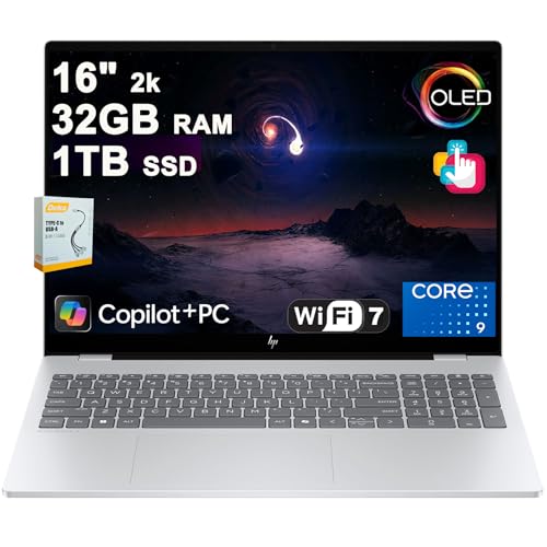HP OmniBook 7 Copilot AI PC m[gp\R | 16C` 2k (2048x1280) OLED Touch (HDR 500nitsA100% DCI-P3) | Intel 14RACore 9 270H | 32GB D