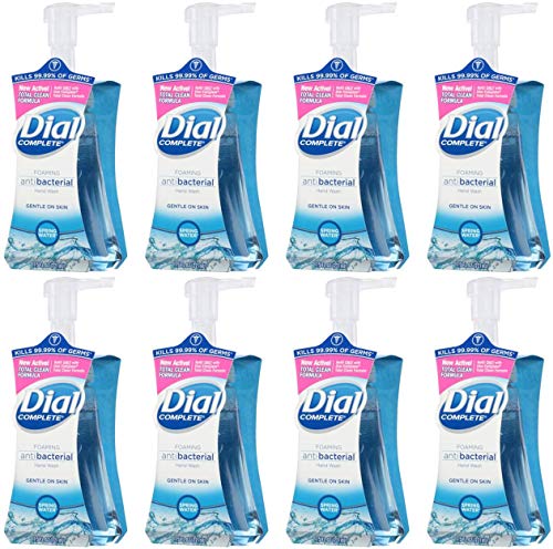Dial Complete Antibacterial Foaming Soap, Spring Water, 8 Pack
