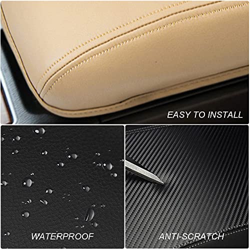 DEYTOP Center Console Cover for Toyota Camry 2007-2011 Accessories Car Center Console Cover for Toyota Camry 2007 2008 2009 2010 2011 Accessories Armrest Pad (Beige) by DEYTOP - Image 4