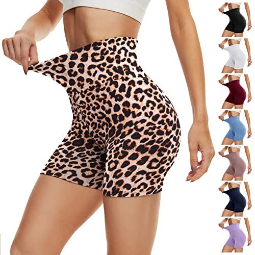 DDOBB Radlerhose Damen Kurze Shorts Sporthose Leggings Blickdicht High Waist Elastisch Unterhosen Fitness Hotpants Sommer Boxershorts