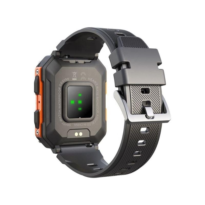 Watchily Militaire MTPRO - Montre Connectée Homme, Militaire, Ultra résistant, SMS, Sport, Santé, Aventure, Autonomie 15 à 50 Jours