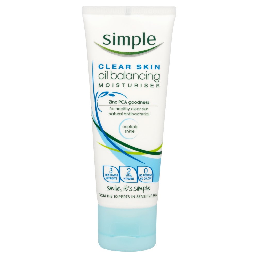 Simple Clear Skin Oil Balancing Moisturiser 75 ml