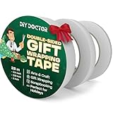 DIY Doctor Cinta Doble Cara para Pegar - 3 rollos transparentes de 28 m de largo (ancho 6.3 mm, 12.6 mm y 24.5 mm) - Cinta Adhesiva Doble Cara Transparente - Cinta Doble Cara Fina para Hogar y Oficina