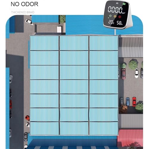 Toile d'ombrage respirante extérieure 3x3m avec protection intimité - 3