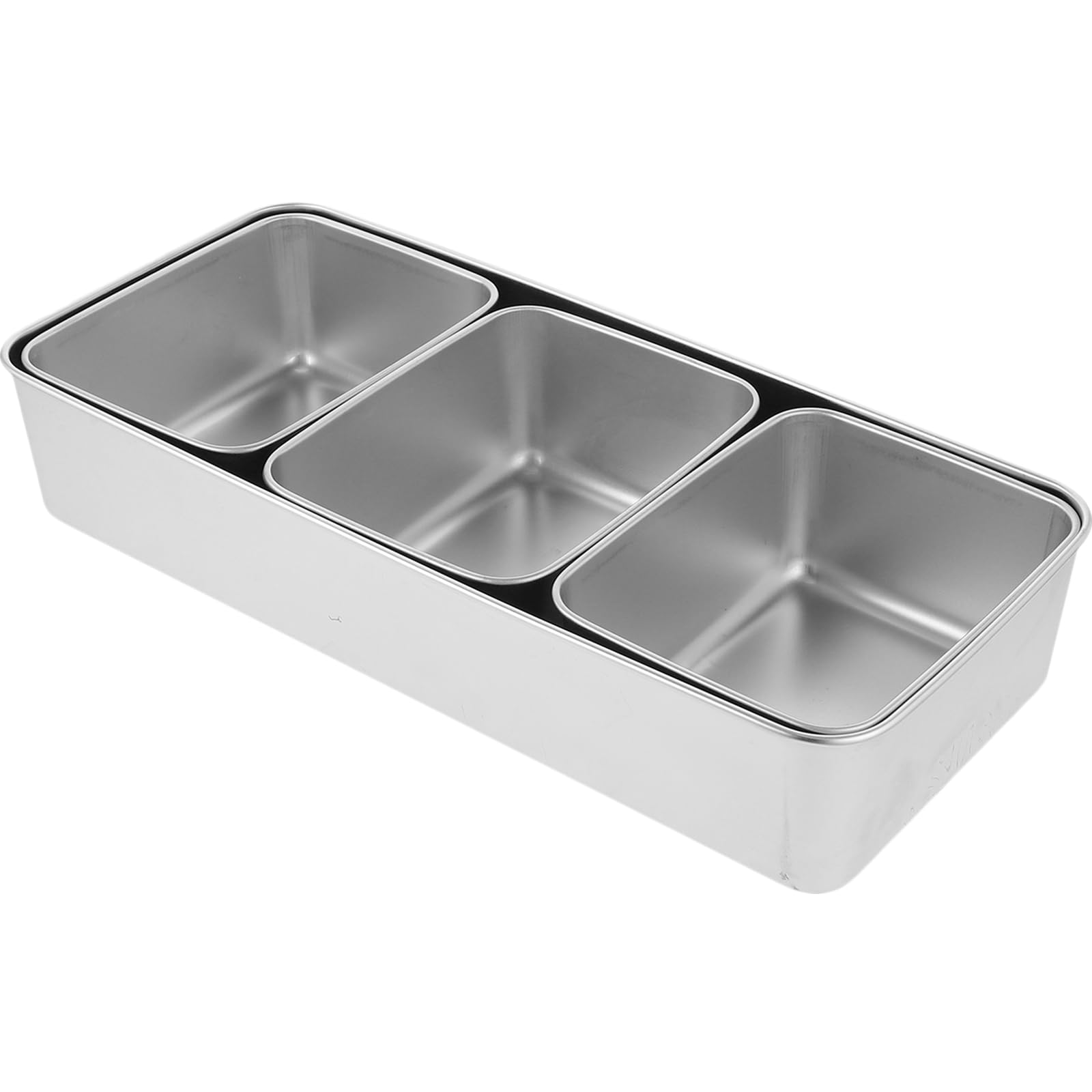 Portable Edelstahl Snackdose mit Fächern für Outdoor Picknick