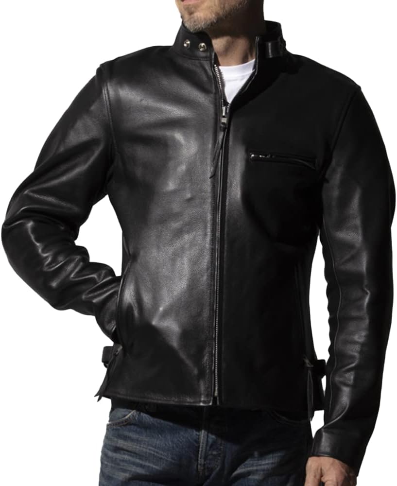 ✨美品✨Liugoo Leathers ライダースジャケット　プロテクター　3L Liugoo Leathers 本革 プロテクター付シングルライダース