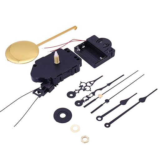 LOVIVER DIY Mechanism Pendulum Movements Replacement Kits W/Chime Music Box Wall Clock Parts review
