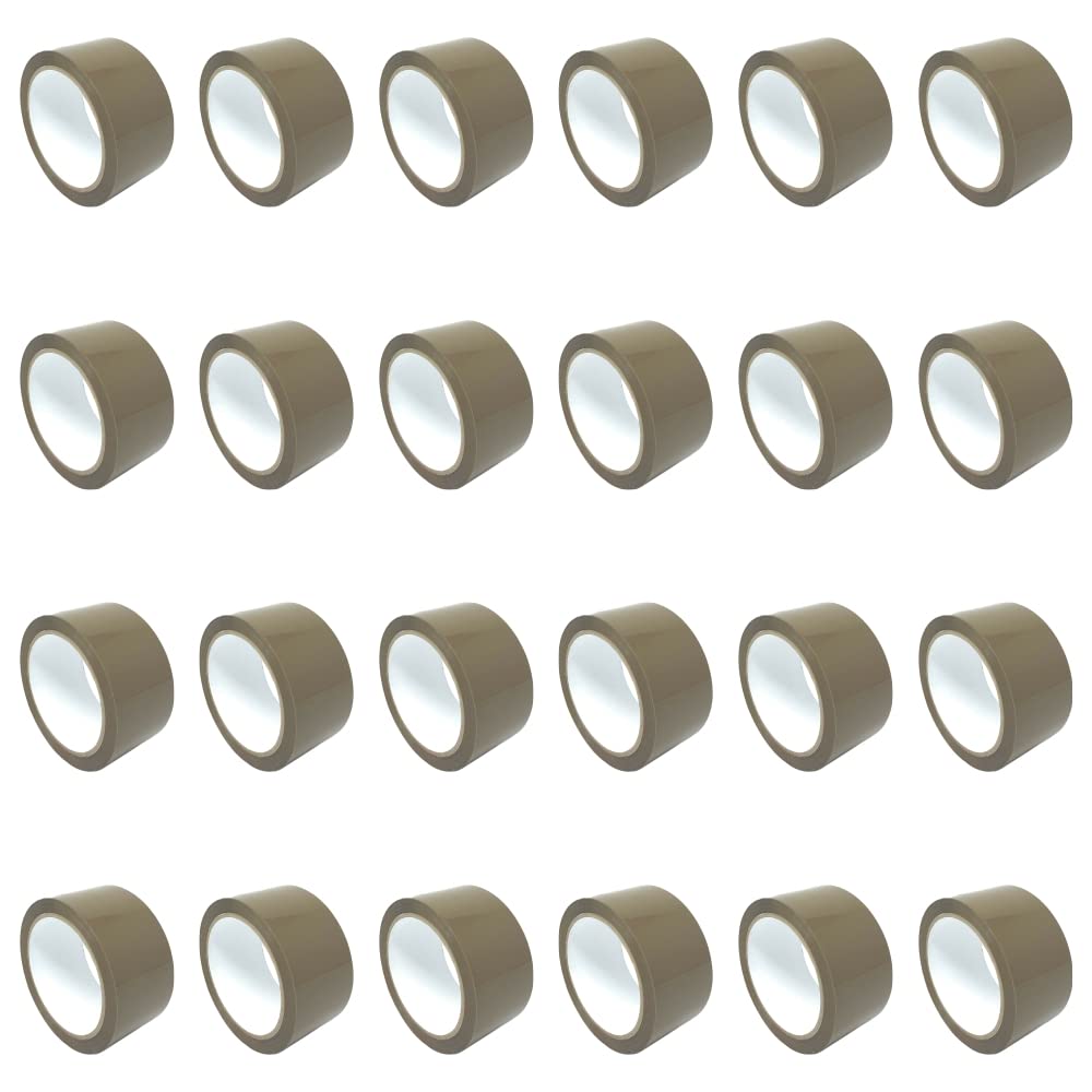 36 Rolls x 2” Inch 48mm x 65 Meter 42 Micron Brown Packaging Tape High