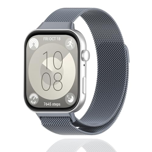 [AnnTec] For HUAWEI Watch Fit 5 Pro/Fit 5 / HUAWEI Watch Fit 4 Pro/Fit 4 / Fit3 �����x���g �o���h �ւ��x���g �����x���g �}�O�l�e�B�b�N�X�g���b�v �X�e�����X�| ���b�V�� ��