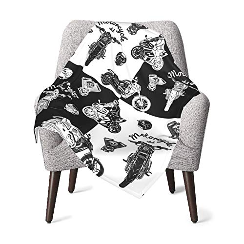 Image of DYPOHJLRBJ Motorcycle Equipment Super Soft Toddler Newborn 30 x 40 inch Baby Blankets for Boys and Girls, Plush Swaddling Blanket for Stroller, Crib and Nursery
