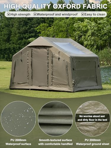 Carpa inflable para camping 3-5 personas Roveity miniatura 5