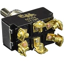 Cole Hersee 55054-BP DPDT Toggle Switch Momentary