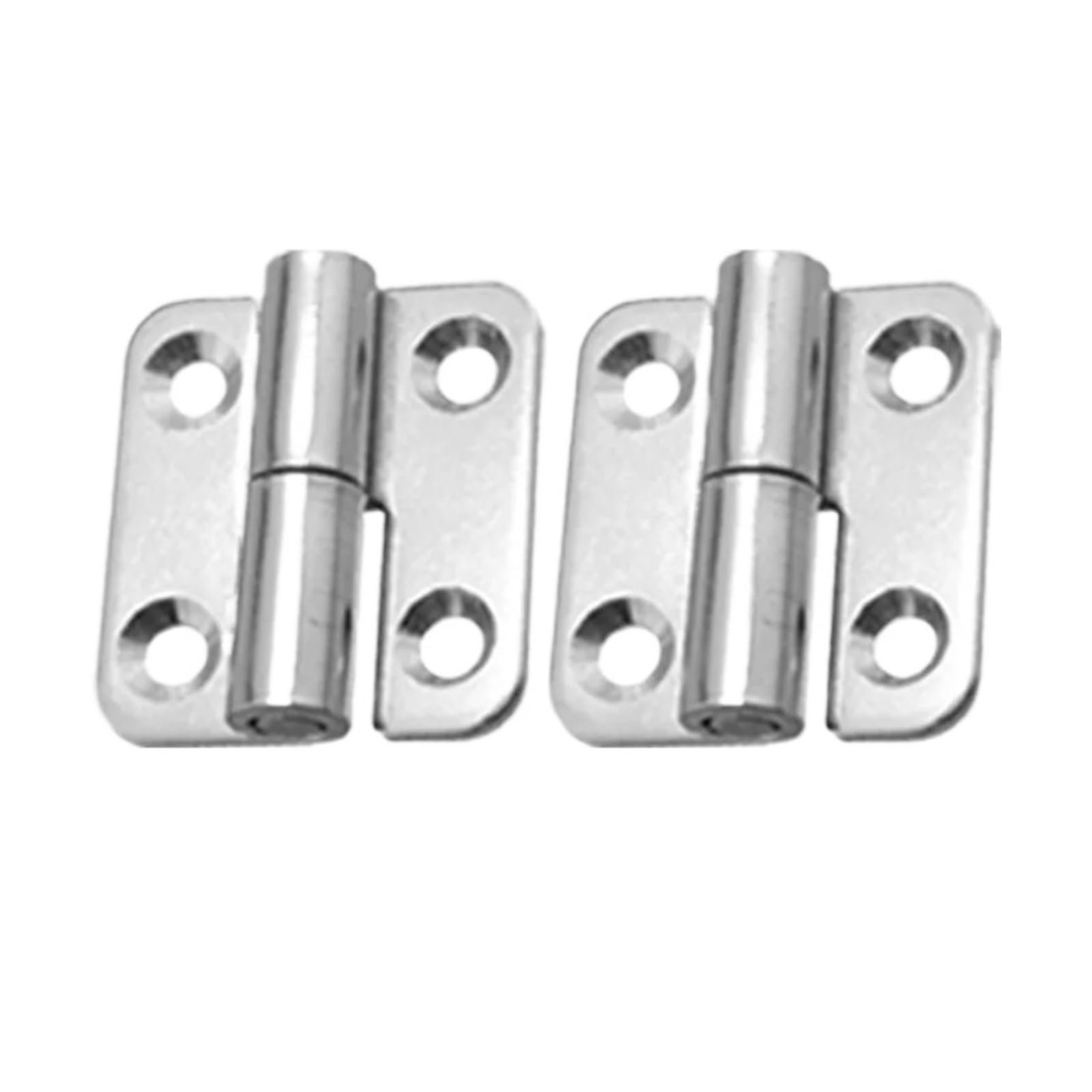 Aiqijohi 1.5 Inches-2Set Door Hinges Universal Door Hinges Connector Detachable Flag Lift Off Hinge Stainless Steel Slip Joint Cabinet Cupboard Hardware(1.5 Inches-2Set)