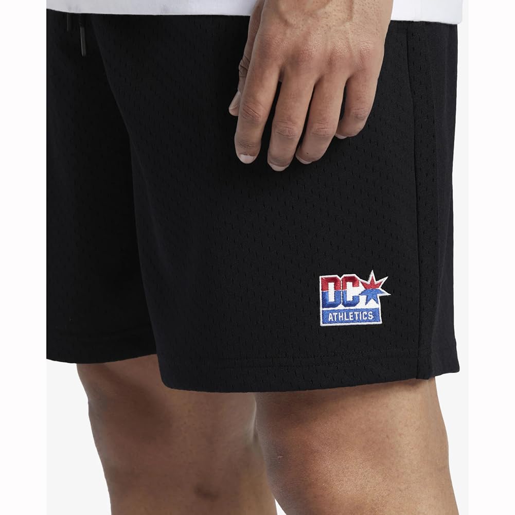 DC Shoes Short Basket Short Jersey The Champs Short avec Broderie Black