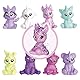 Lansay - Glitterizz Pop/2er Set mit Zubehör zum Verzieren, 26501