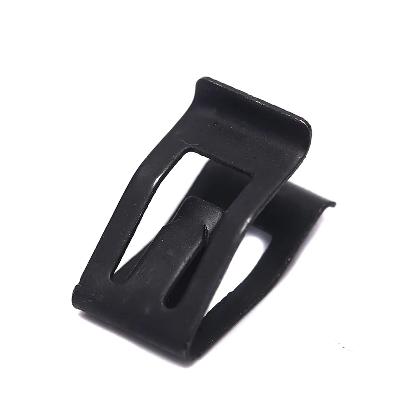 KXFVYNE 10Pcs Front Console Dashboard Clip Metal Retainer Car Trim Black Rivet Fastener