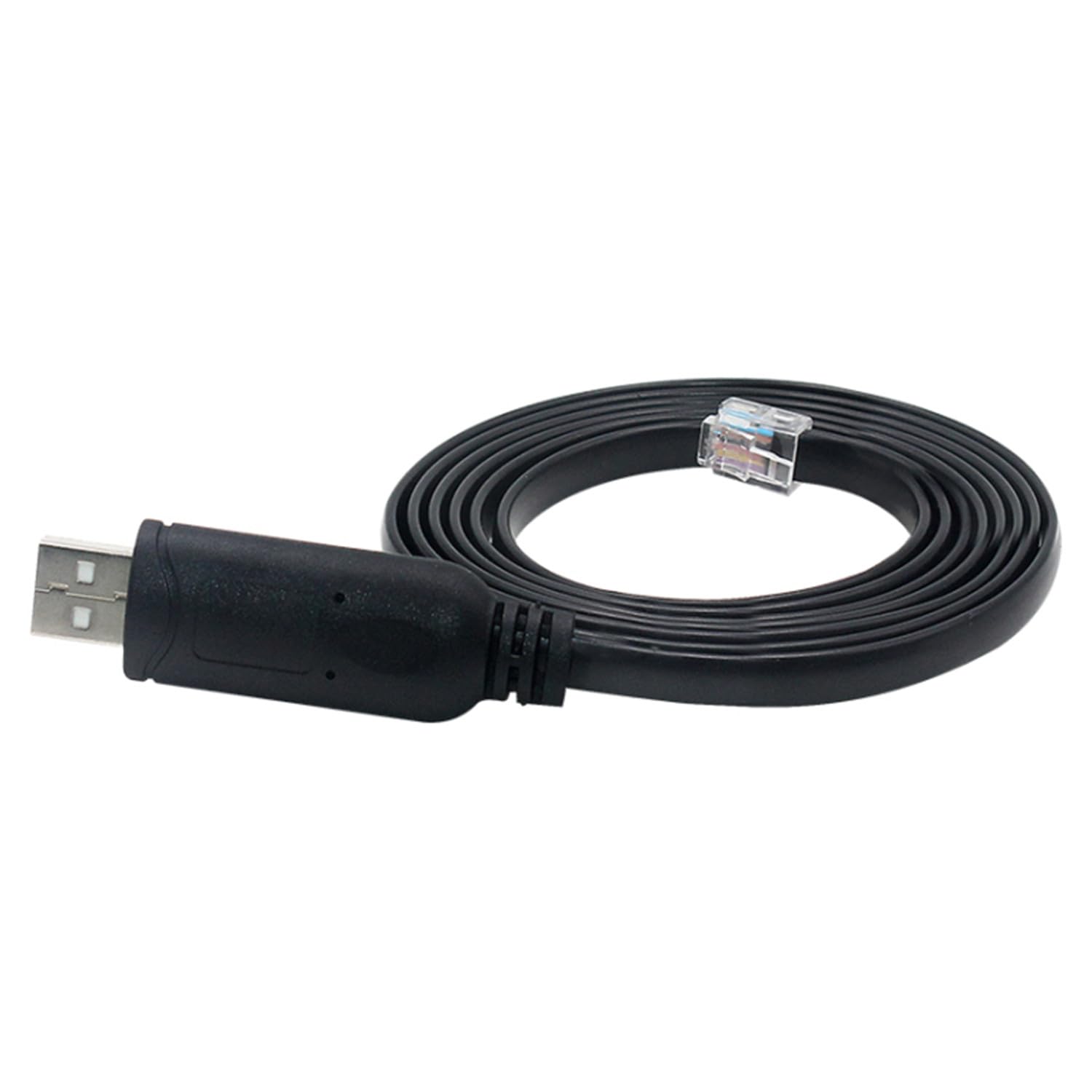 FT232 USB to RJ11 RJ12 6P4C RS232 Serial Adapter Cable for APC PDU UPS ATS BMS Battery,940-0144,1.8m/5.9ft
