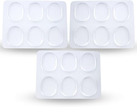 Drum Dampening Gel Pads For Drums Tone Control, Non-toxic Silicone Drum Dampeners, Clear Resonance Pads For Drum Muffling 18 Pack