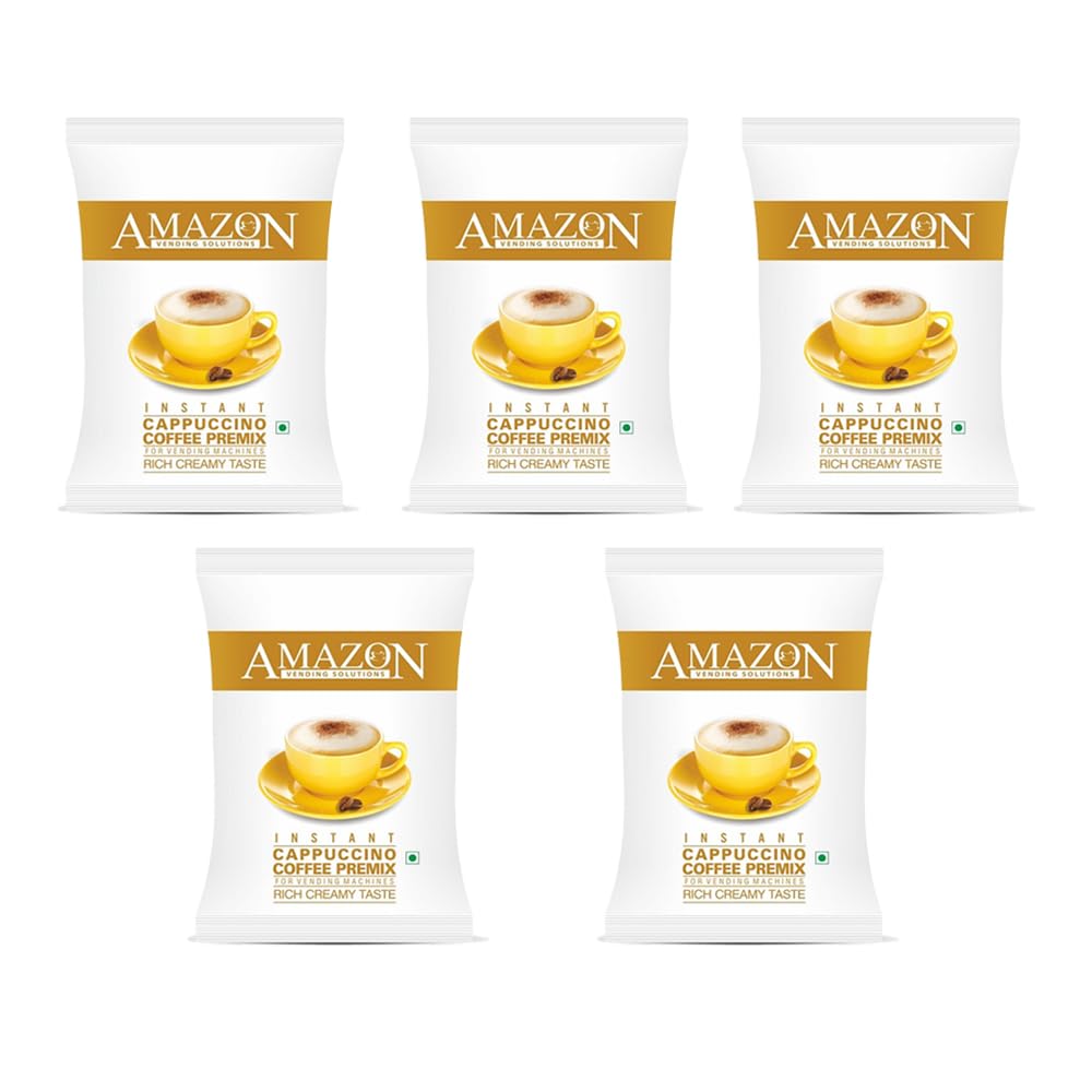 AMAZON 3 in 1 Instant Cappuccino Coffee Premix Powder Coffee, Milk and Sugar for Vending Machines 5 Kgs (B09N1PV4PV) Amazon Price History, Amazon Price Tracker