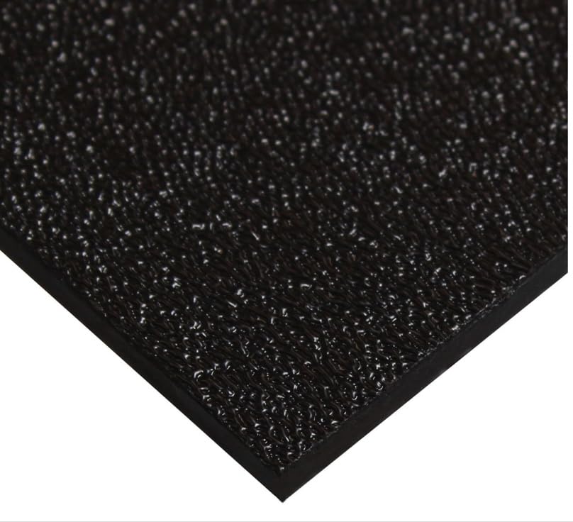 Image of HDPE Marine Board Textured Surface High Density Polyethylene Board Plastic Sheet for Boat Applications DIY Projects Choose Size, Color and Thickness Nominal Cut -+ .125 inch (Black - 3 /4 inch, 12 inch x 24 inch)
