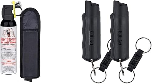 SABRE Frontiersman - Spray de oso de 9.2 onzas, máxima resistencia, 2.0% de capsaicinoides principales, opciones de paquete múltiple y spray