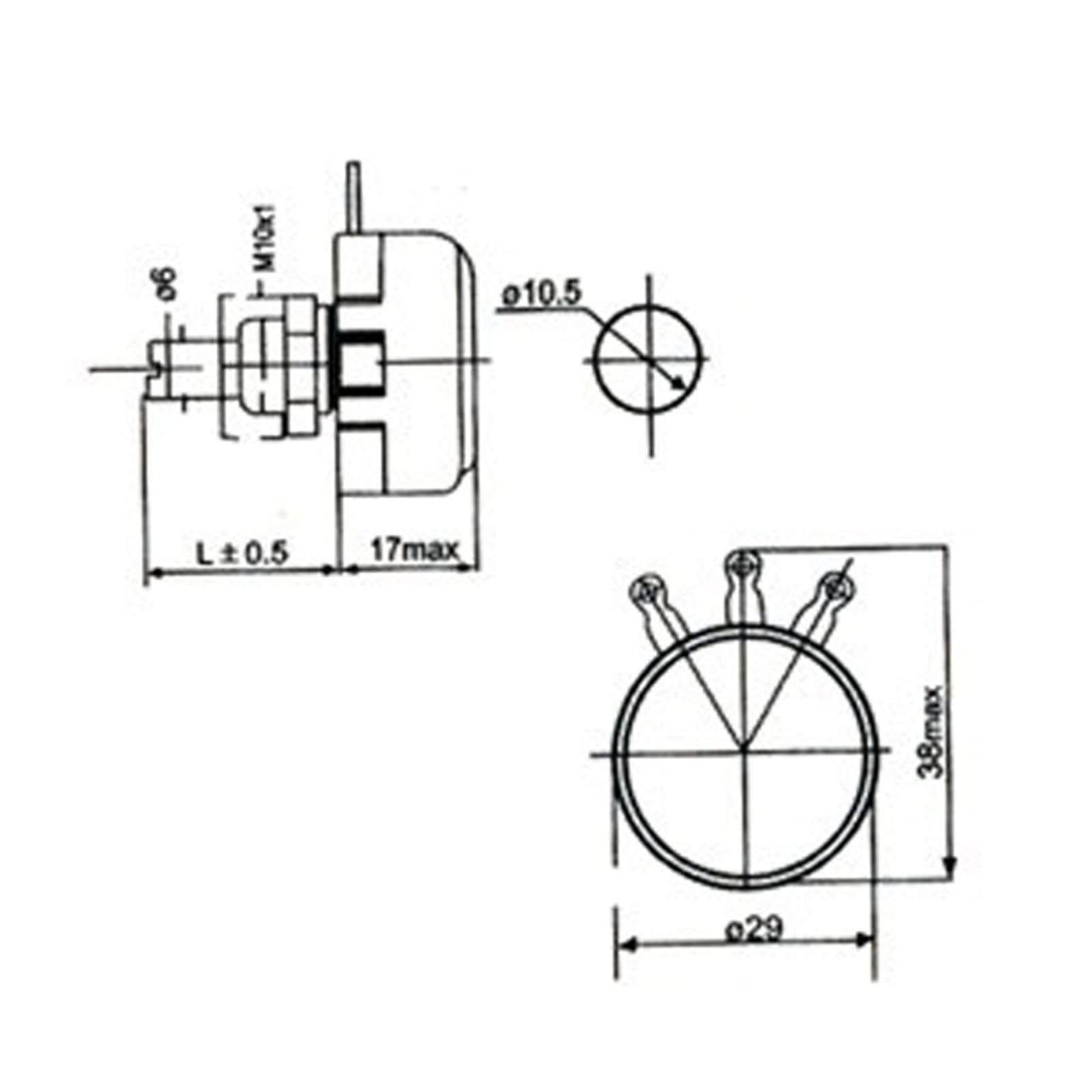 Potenziometri Trimmer WX110 - 1W - 100R A 22K Ohm - Per Audio, Lampade, Circuiti Elettronici - Foto 5