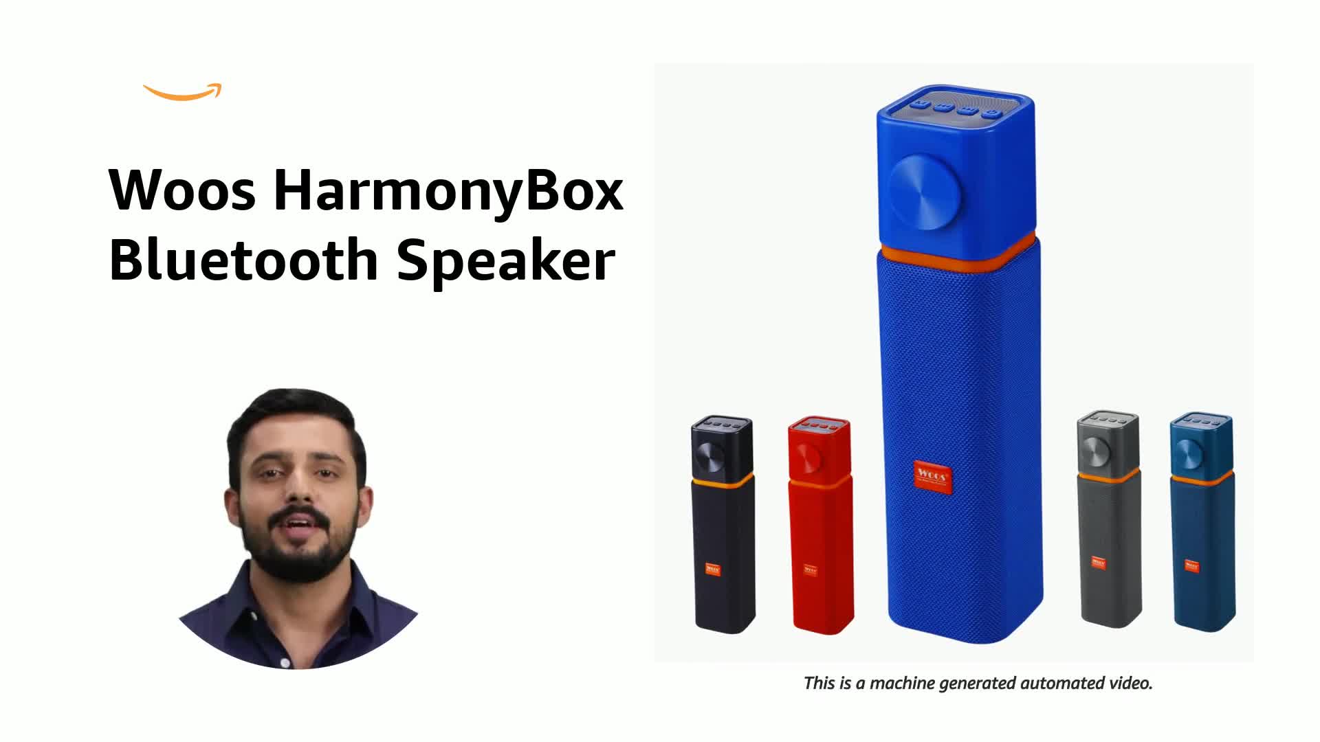 Woos HarmonyBox Bluetooth Speaker V5.2 | Long Rectangular Design