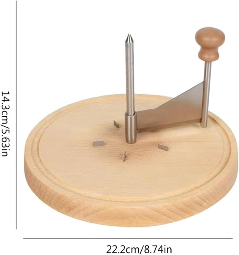 木製チーズカーラー、ジロールチーズシェーバー、チーズカーラーアミーゴステンレススチールチーズホイールカッター、多機能チーズフラワーシ