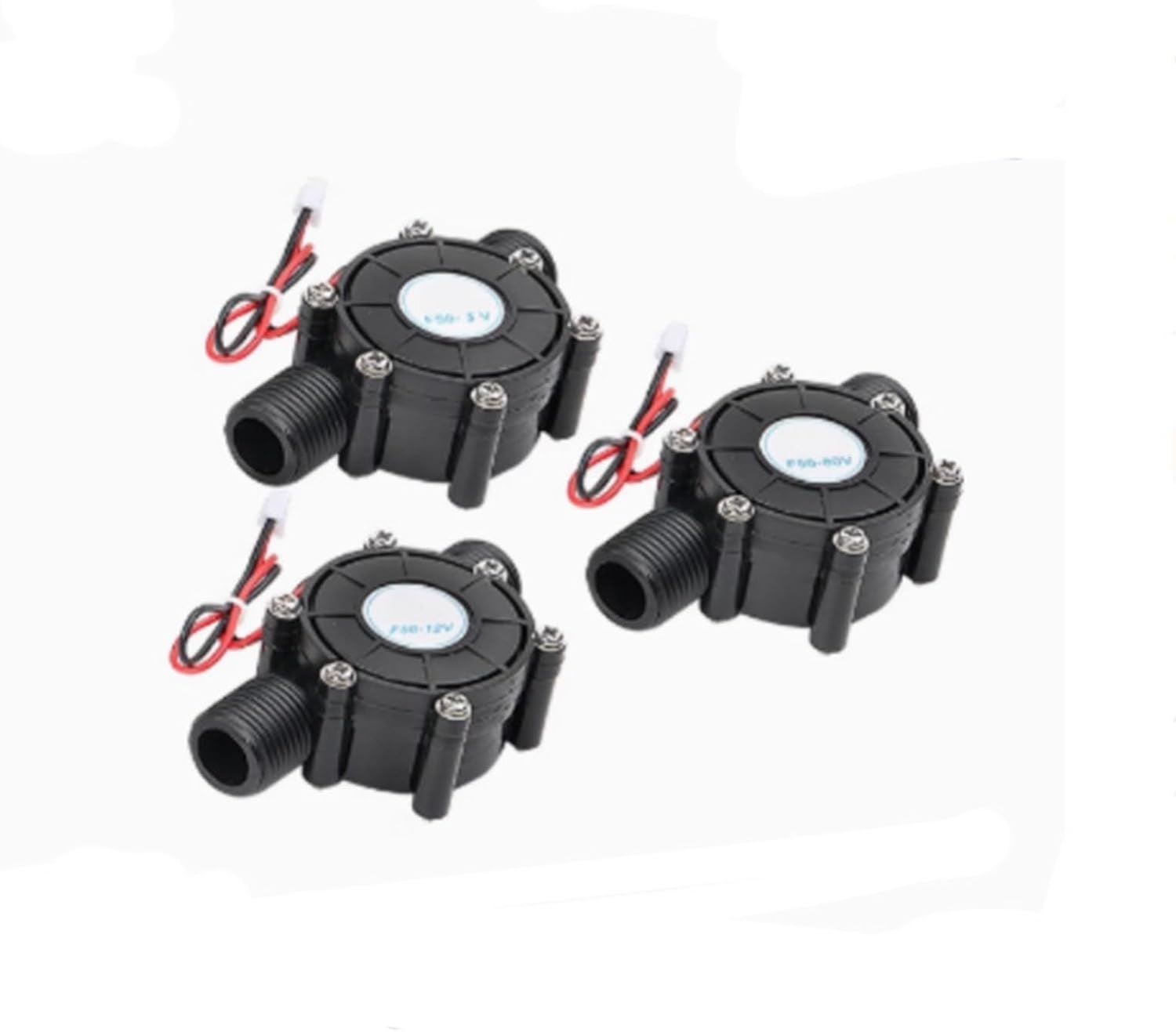 5V12V DC generator micro hydraulic experiment generator pipeline tap water micro power generation high power(12V透明)