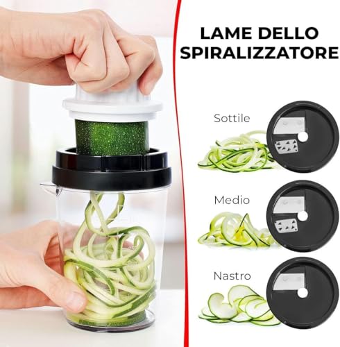 Spiralizzatore di Verdure Taglia Verdure a