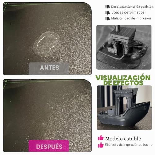 Miniatura 6 de Adhesivo Para Impresora 3d, 200ml De Transparente En Aerosol Para Una Perfecta Adherencia A La Impresora 3d Cama De Impresión Tapa Antiobstrucción Y Antidesecación, Adecuado Para Pla, Abs, Tpu, Petg
