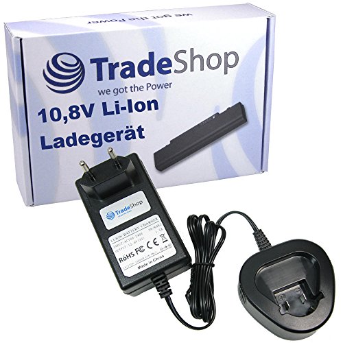 Trade-Shop Chargeur de batterie Li-ion 10,8 V - Chargeur rapide remplace Berner 034300 pour BACP 10.8, BTI 10.8