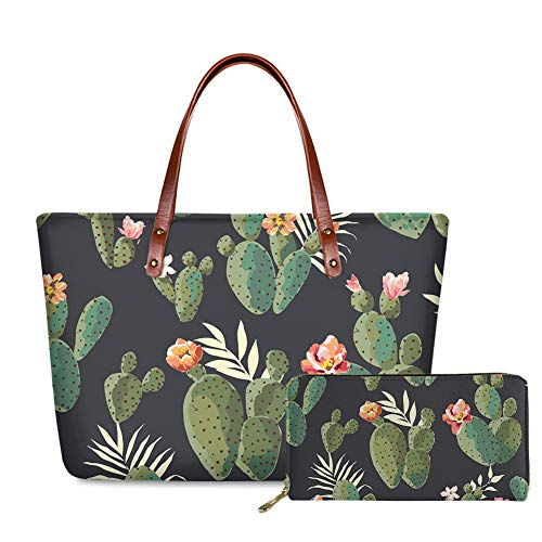 Sac à main pour femme avec portefeuille en cuir synthétique de grande capacité SEANATIVE