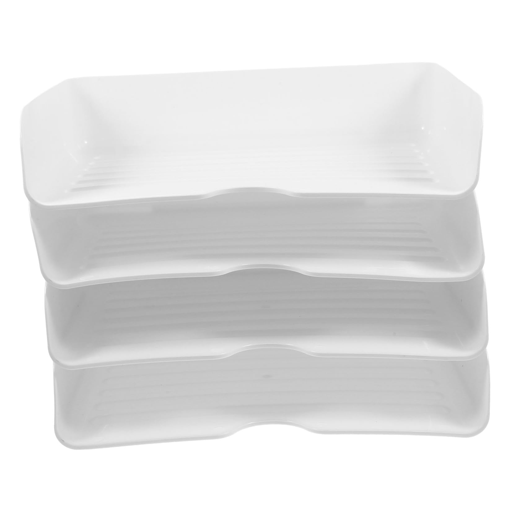 SUPVOX 4 Stück Stapelbare Briefablage Schreibtischorganizer aus Pp Platzsparende Papierablage für A4 Papiere Vielseitiger Büro Organizer für Effiziente Schreibtischordnung