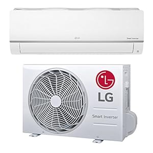 Split Airconditioning, inverter, airconditioning met warmtepomp, energieklasse A++, 12000 BTU 3,5 kW 55 m2 split-apparaat, LG Standard Plus