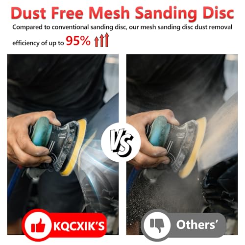 Image of 50 Pcs 6 Inch Mesh Sanding Disc for Random Orbital Sander 240 Grit | Hook and Loop, Anti-Clogging, Dust Free Round Sandpaper for Between-Coats Sanding, Fine Wood and Clear Coat Preparation